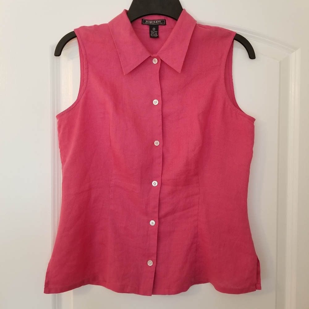 Harold's Linen Sleeveless Top